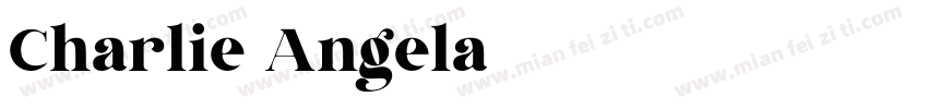 Charlie Angela字体转换